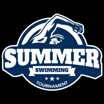 Summer Swimming Tournament logo template Thumbnail